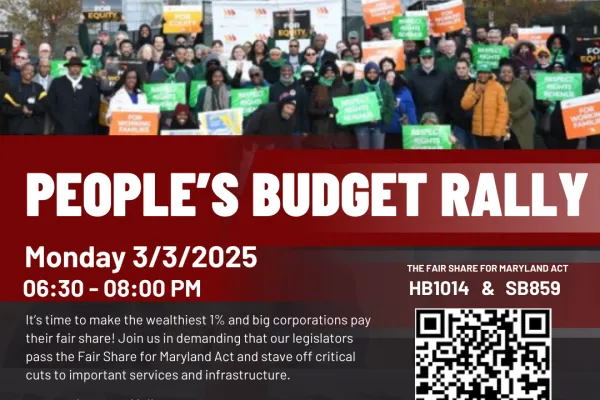 People's Budget Rally 