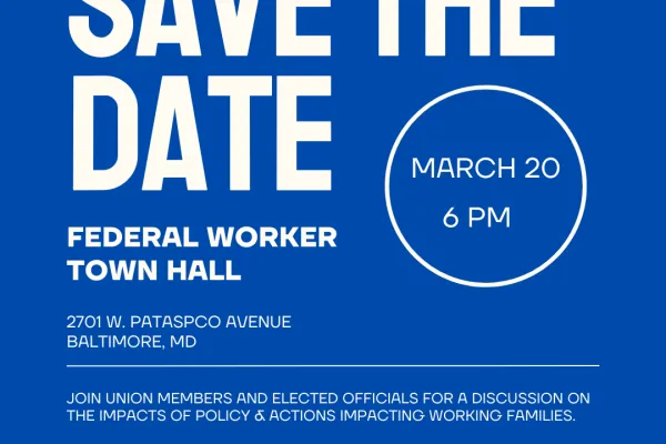 Federal Worker Town Hall Save the Date