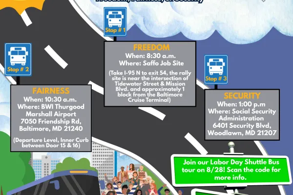 Labor Day Shuttle Tour Flyer