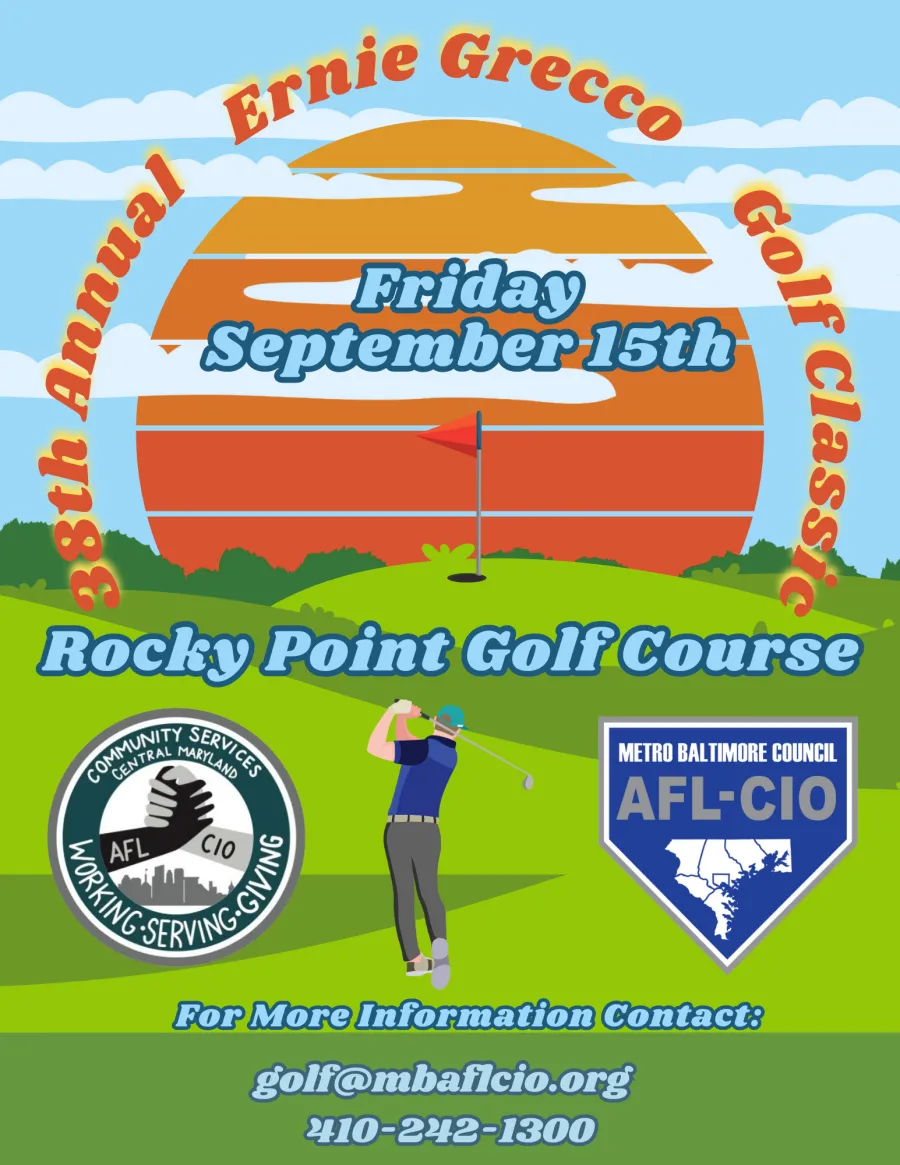 38th Annual Ernie Grecco Golf Classic flyer 