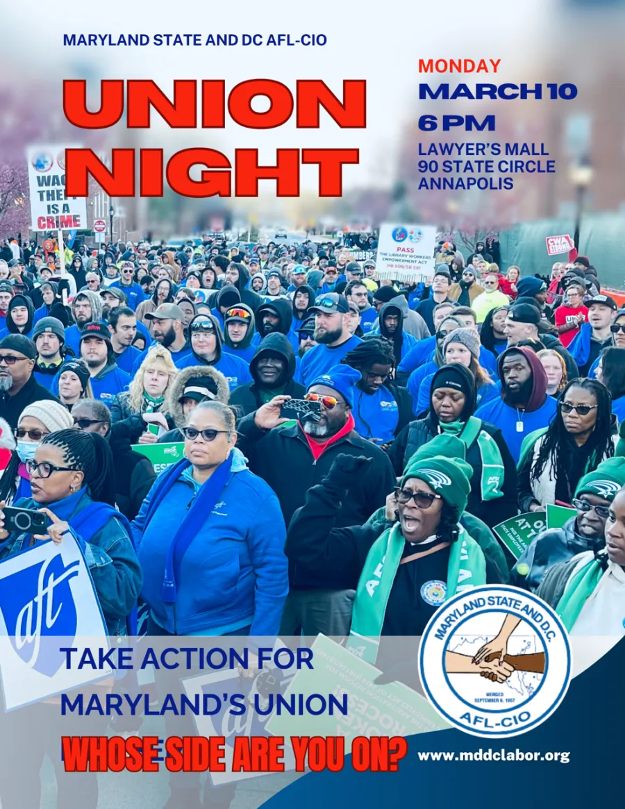 Union Night in Annapolis Flyer
