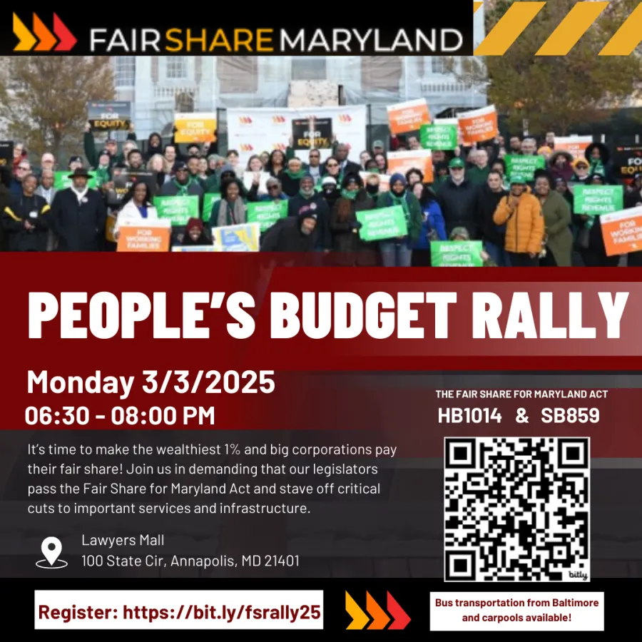 People's Budget Rally 